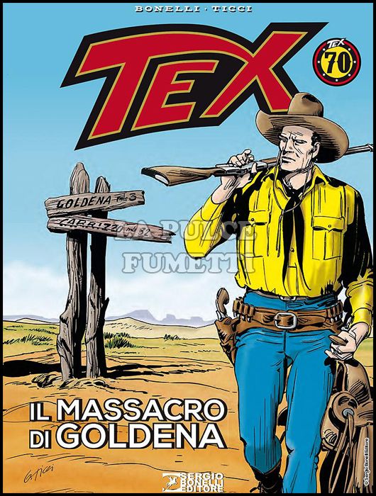 TEX: IL MASSACRO DI GOLDENA - CARTONATO